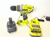 Ryobi 18v 1/2in. Brushless Hammer Drill/Driver Kit*TURNS ON*