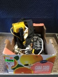 Box Lot Assorted Electrical Items