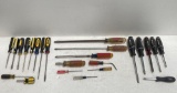 Box Lot of Assorted Phillips and Flathead Screwdrivers