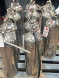 Lot of (11) Assorted Water or Loaded Steam Fire Extinguishers