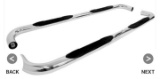 BULLY SS BAR RUNNING BOARDS (Stainless steel)