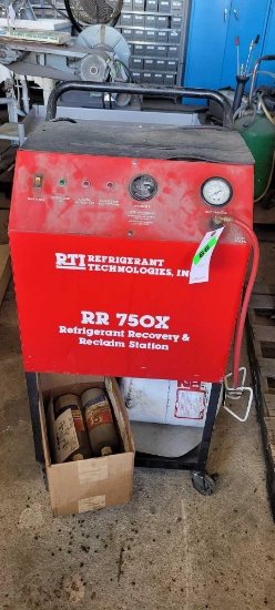 Refrigerant Recovery & Reclaim Station