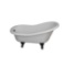 Barclay 67in. acrylic slipper tub