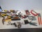 Box Lot of Assorted Extensions Cords and Hand Tools