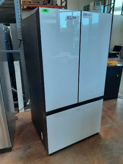 Samsung Bespoke 30 Cu. ft. 3-Door French Door Refrigerator*COLD*UNUSED*