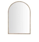 Medium Arched Gold Antiqued Classic Accent Mirror