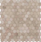 (6) Cases MSI Honeycomb Hexagon Textured arble Floor and Wall Tile