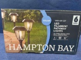 Hampton Bay 6-Pack Led Filament pathway lights