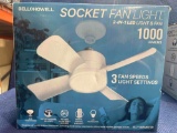 Lot of (5) Bell Howell Socket fan light