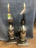 Lot of (2) Eureka Dashsprint upright vacuums*TURNS ON*