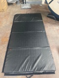 8Ft. Vinyl and Foam Gymnastics Mat with Carrying Handles*DAMAGED*