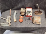 Box Lot of Assorted Vintage Car Equipment