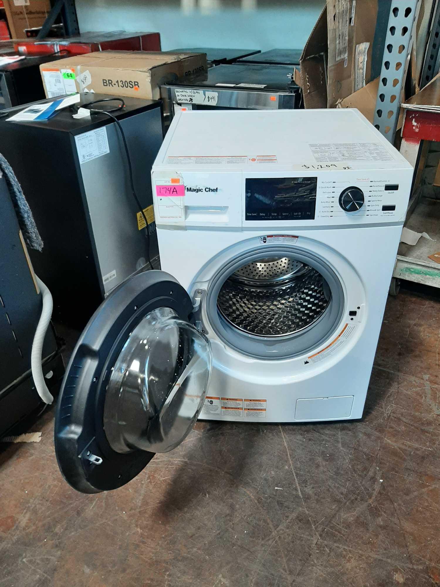 Magic Chef Front Loading Electric Washer / Dryer Combo with Ventless Drying  Tech - appliances - by owner - sale 