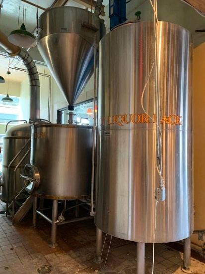 12bbl Steam Brewhouse with HLT