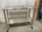 TRINITY Stainless Steel Prep Table*WHEELS INCLUDED*
