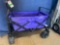 Purple Collapsible Folding Wagon with Small Wheels