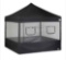 (3) EZ-UP 10ft Food Booth Black Mesh Sidewalls*ONLY*NO CANOPY*