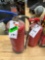 Lot of (5) Powder Fire Extinguishers