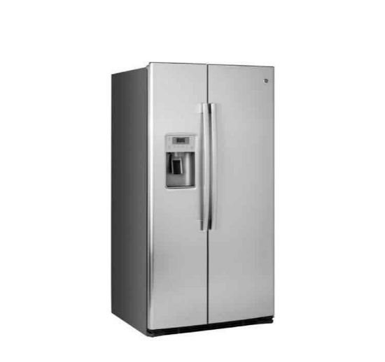GE ENERGY STAR 25.3 Cu. Ft. SideBySide Refrigerator*UNOPENED* Online Auctions Proxibid