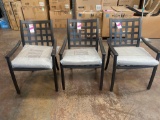 (3) Outdoor dining arm chair