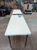 (2)Llifetime 6 ft Folding Tables