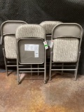 (4) Meco Folding Deluxe Chairs in Chicory Cabin