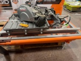 Ridgid 7in. Wet tile saw with stand