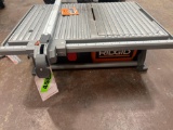 Ridgid 7in. table top wet tile saw*INCOMPLETE*