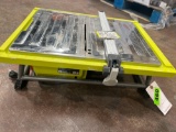 Ryobi 7in. wet tile saw with stand*INCOMPLETE*