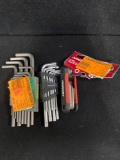 Lot of Incomplete Hex Key Sets