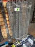 Pallet Lot of (2) HDX 6-Tier Commercial Grade Heavy Duty Steel Wire Shelving Units*MISSING PARTS*
