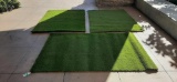 Lot of (3) 7.5 Ft. x 5 Ft. Artificial Turf*2 HAVE DAMAGE*