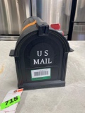 Postal PRO Ambrose Black Post Mount Mailbox