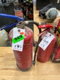 Lot of (5) Powder Fire Extinguishers