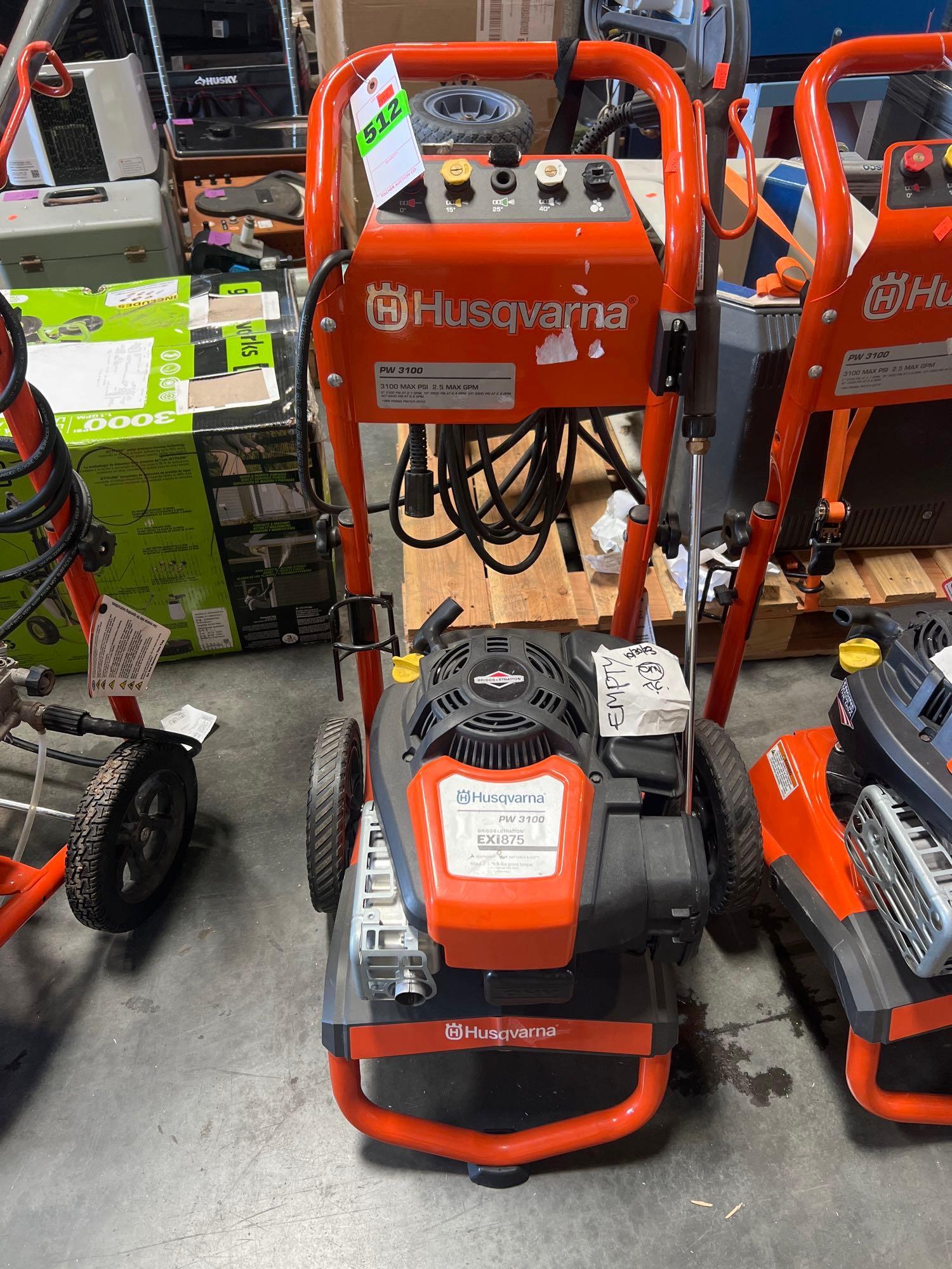Husqvarna pw 3100 max psi Gas Pressure Washer Proxibid