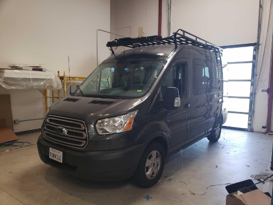 2018 Ford Transit Passenger Van with Custom Radar Testing Equipment