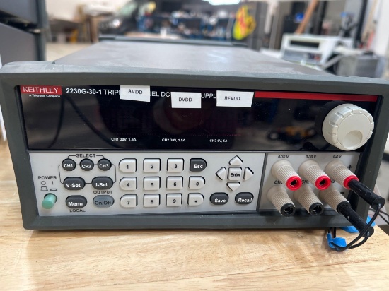Keithley triple channel DC power supply