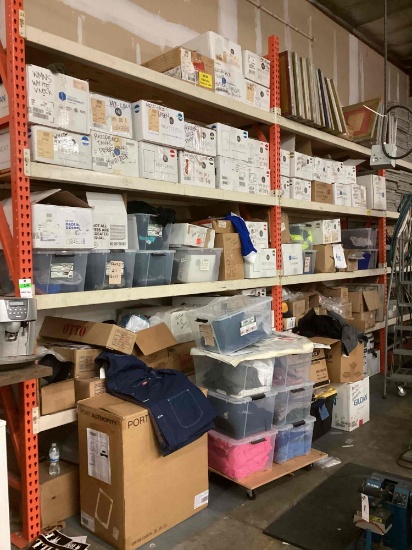 Contents on Pallet Racking