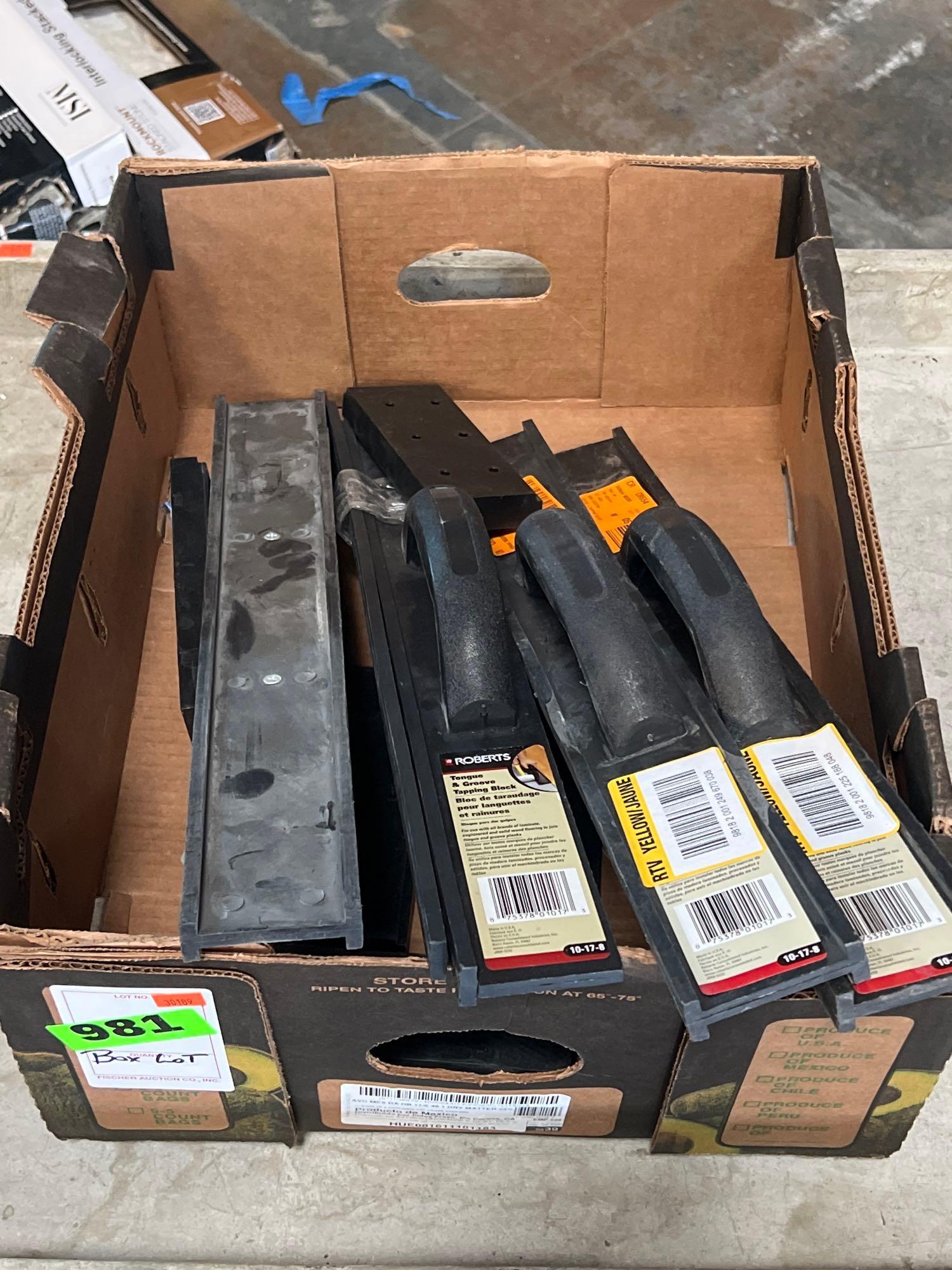 Box Lot of Tongue and Groove Tapping Blocks Proxibid