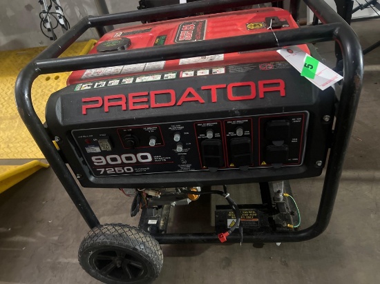 Predator Gas Generator 9000 Maxx Starting watts