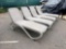 (4) Adjustable Lounge Chairs