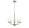 Hampton Bay Helena 21 in 5-Light Brushed Nickel Hanging Chandelier