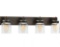 Progress Lighting Calhoun Collection 30-1/4 in. 4-Light Antique Bronze Clear Glass Farmhouse Urban