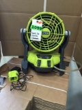 Ryobi ONE+ 18V Portable Bucket Top Misting Fan*TURNS ON*