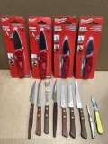 Lot of assorted knives