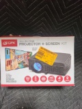 GPX All-In-One Projector + Screen Kit*COMPLETE*