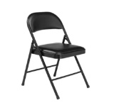 (4) Vinyl Padded Steel Folding Chairs