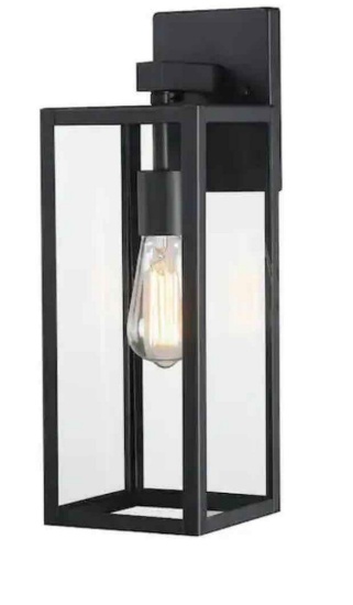 Martin 17in 1-Light Outdoor Lantern with Sconce