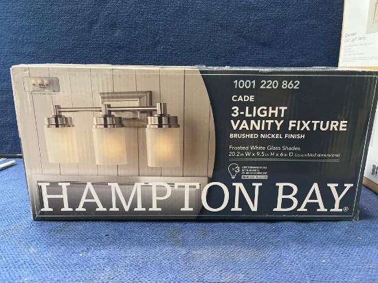 Hampton Bay 3-Light Vanity Fixture