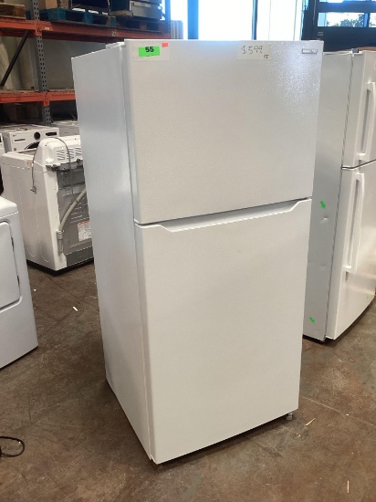 Insignia 18 cu. ft. Top Freezer Refrigerator*ONLY FREEZER GETS COLD*PREVIOUSLY INSTALLED*